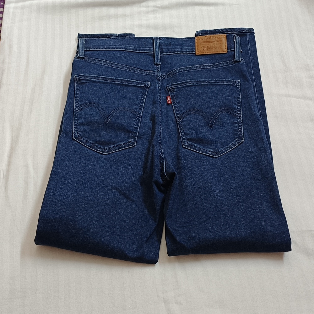 LEVI'S Blue Mile high Super skinny Jeans - Picture 6 of 15